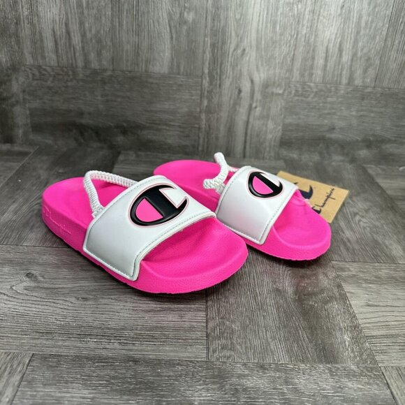 Champion Other - Champion Classic Super Slide Splash Toddler size 7 Hot Pink White Sandals